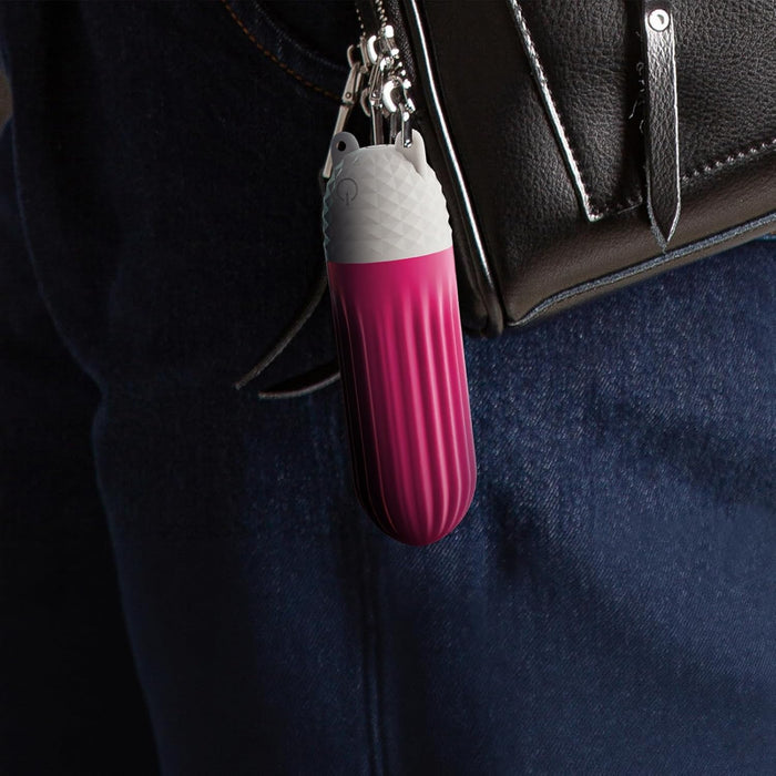 Мини вибратор для женщин с 10 режимами вибрации и с сильной присоской