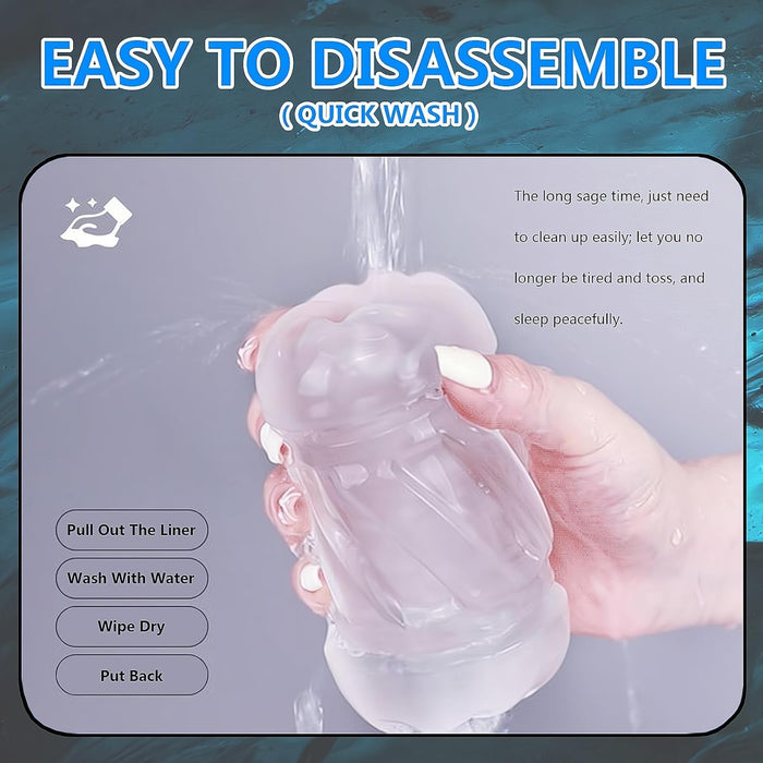 Электрический мужской мастурбатор с сильной присоской и аудио