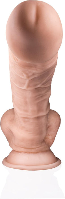 CyberSkin Deluxe Realistisks G punktu Dildo ar Biezu Līkumu un Piesūkni