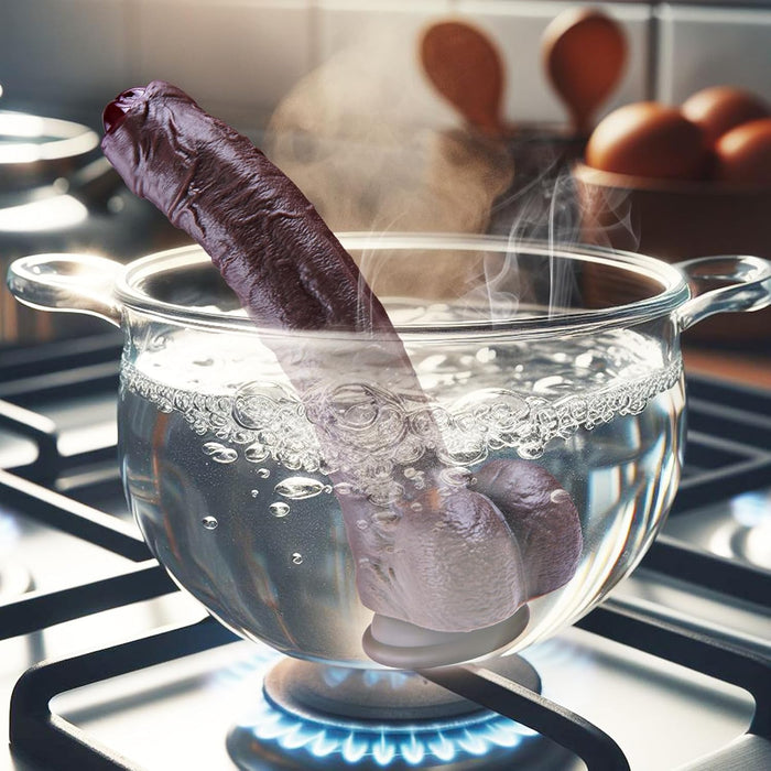 26,3 cm reālistisks dildo ar kustīgu priekšādu un spēcīgu piesūcekni