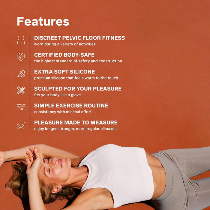 Greznas silikona bumbiņu komplekts Kegela vingrinājumiem un maksts treniņiem