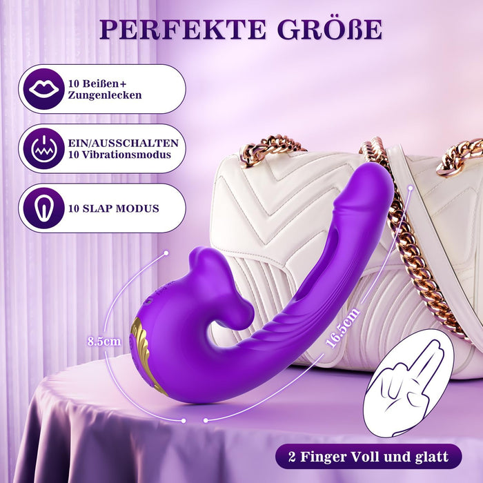 3in1 Vibrators Sievietēm — Klitora, G un A Punktu Stimulācija