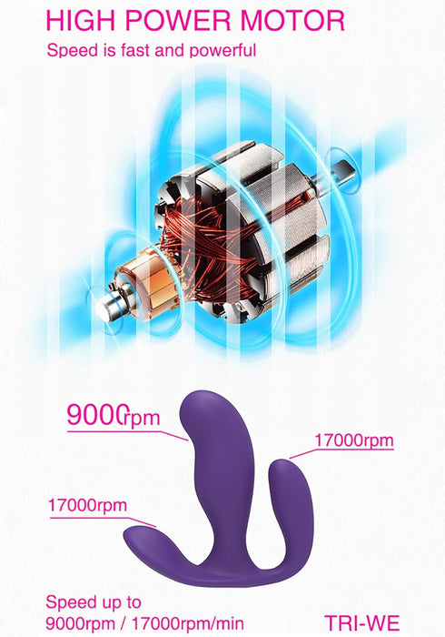 Diskrēts 3-in-1 tauriņa vibrators ar 7 režīmiem un tālvadību