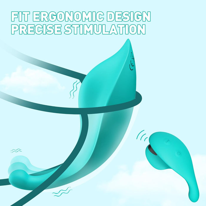 Невидимый портативный вибратор для женщин с сильной присоской и 9 режимами вибрации