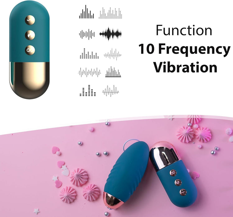 Diskrēts mini vibrējošs olu stimulatora ar tālvadību sievietēm