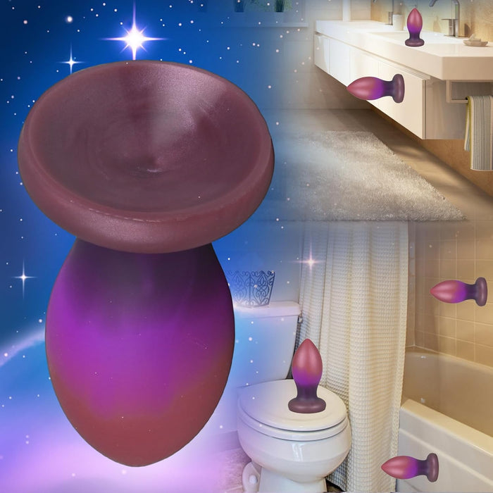 Šķidra silikona anālais plugs ar spēcīgu piesūcekni – ērtībai un baudai