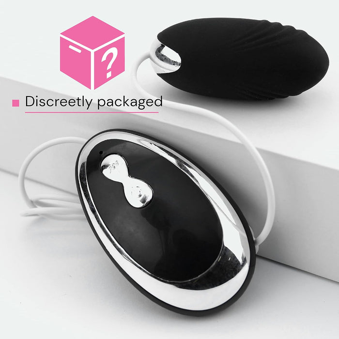 Kompakts vibrējošs olu stimulators ar 10 vibrācijas režīmiem un tālvadību