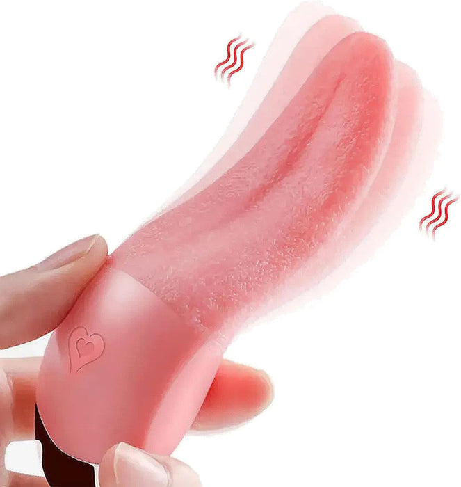 G-punkta vibrators ar mēles dizainu, 9 vibrācijas režīmiem un apsildi