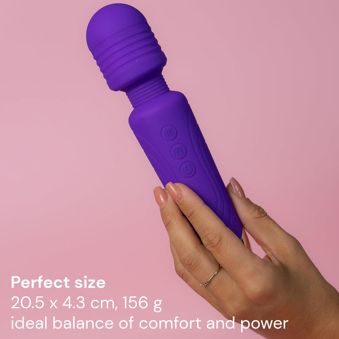 Вибратор-массажер для женщин с сильной присоской и 20 режимами вибрации