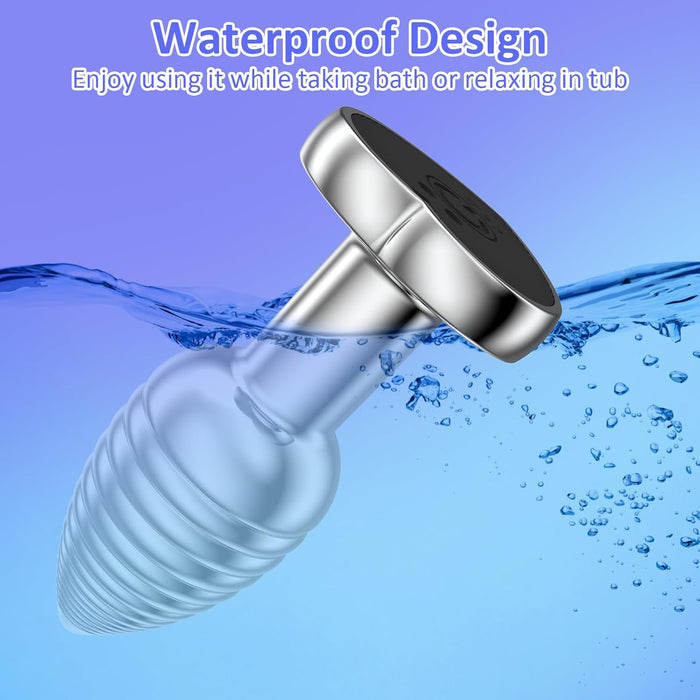 Mazs Anālais Vibrators ar Tālvadību un 10 Vibrācijas Režīmiem Pāriem