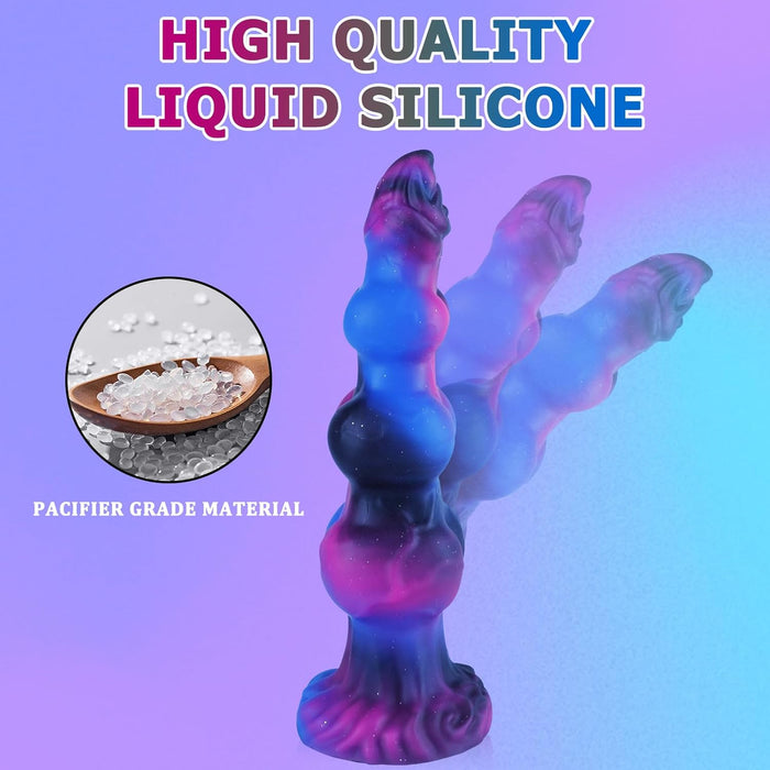 19.5 см Маленький Монстр Силиконовый Фаллоимитатор с Сильной Присоской