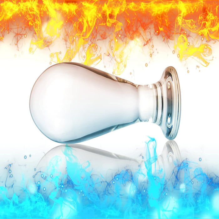 Stikla Anālais Spraudnis «Kristalldildo» – Caurspīdīgs un Ūdensizturīgs Dizains