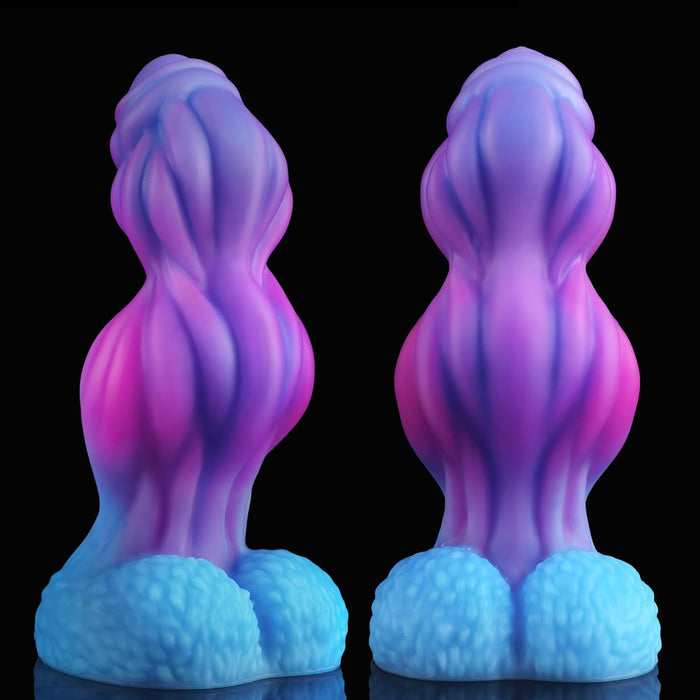 Fantasy Knot Dragon Dildo ar 7,1 cm Lielu Mezglu un Spēcīgu Piesūcekni