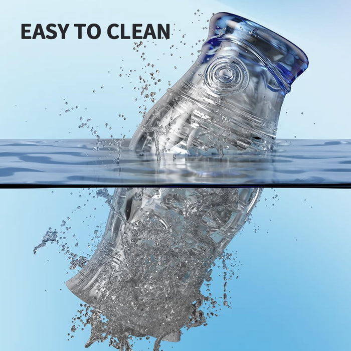 Реалистичный мужской мастурбатор с 3D текстурой и сильной присоской