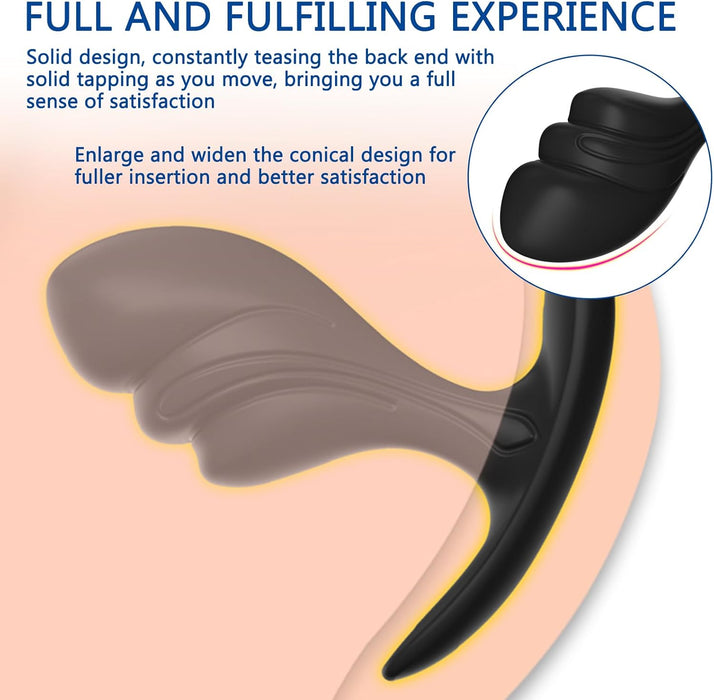 Набор из 3 анальных плагов с спиральной формой и с сильной присоской