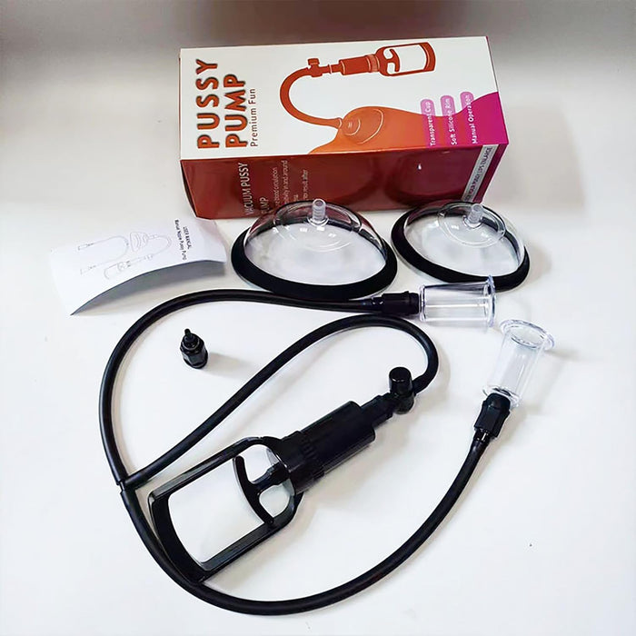 Вакуумная помпа для вагины и груди с сильной присоской для женщин