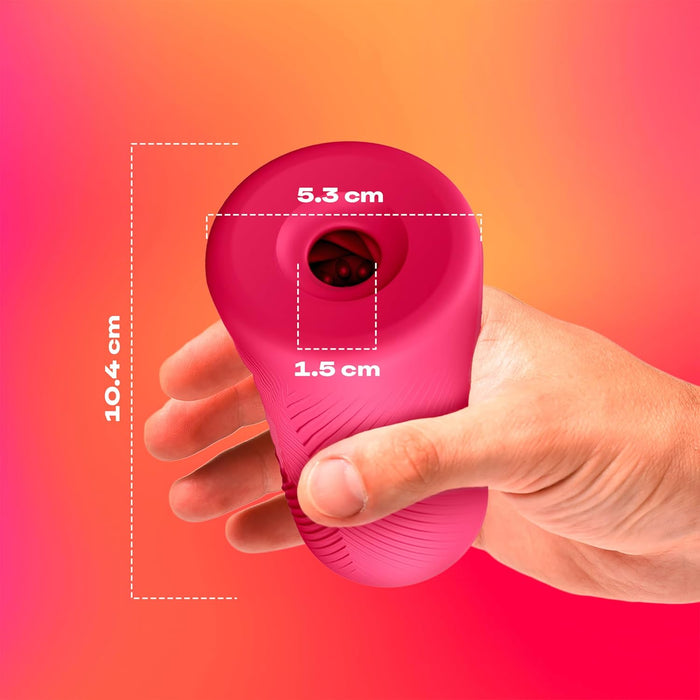 Slide & Ride – maigs un teksturēts masturbācijas uzmava vīriešiem un pāriem