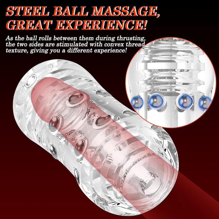 Реалистичный мужской мастурбатор с 3D текстурой и стимуляцией простаты с сильной присоской