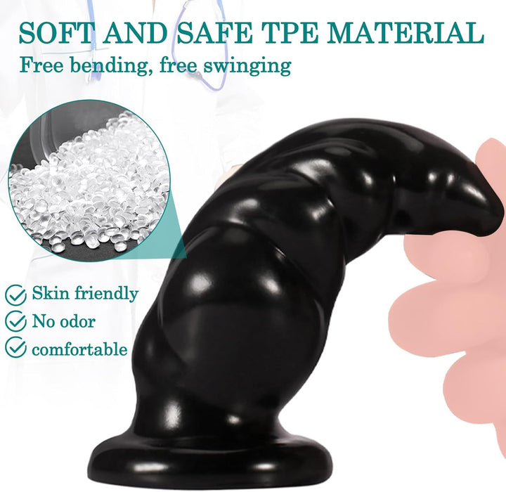 Большой анальный фаллоимитатор XXL с сильной присоской и уникальным дизайном