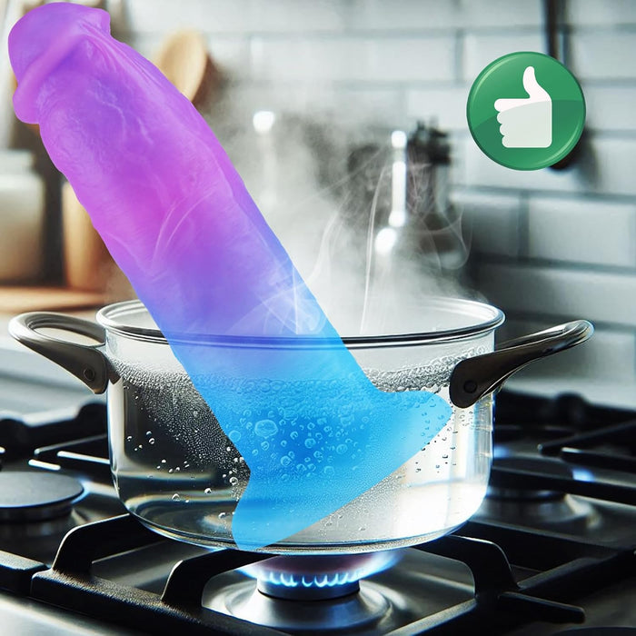 33 см XXL Реалистичный Силиконовый Фаллоимитатор с сильной присоской