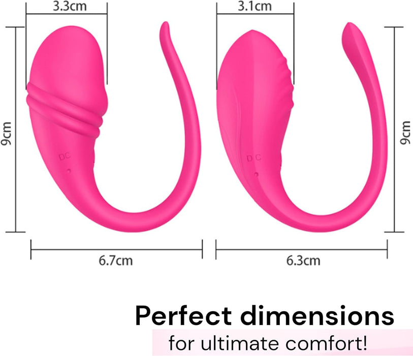 Mini vibrator ar tālvadības pulti un 9 režīmi sievietēm un pāriem