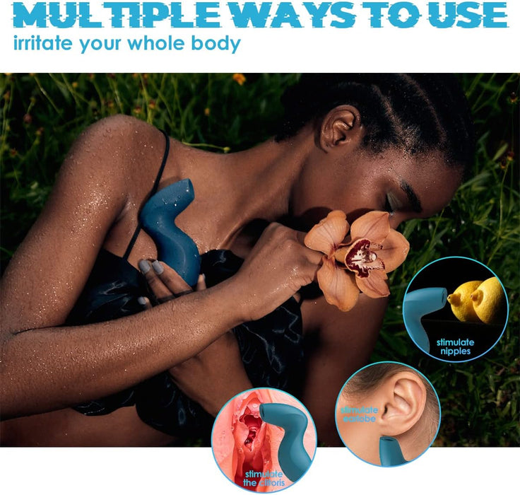 Diskrēts Klitora Stimulators ar Pulsējošo Tehnoloģiju un Spēcīgu Piesūkni