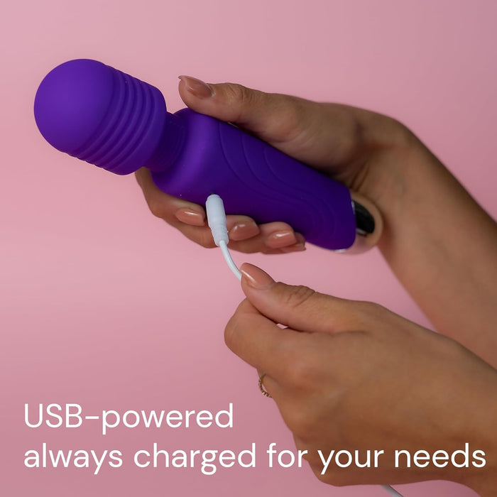 Вибратор-массажер для женщин с сильной присоской и 20 режимами вибрации