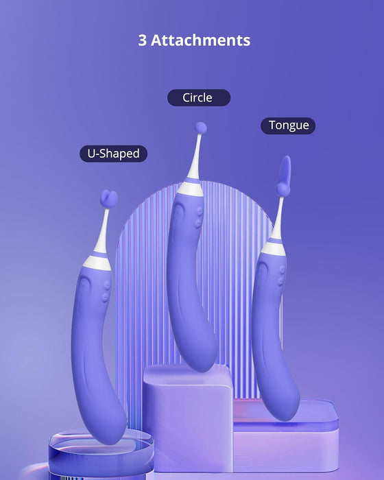 Hyphy двойной вибратор с высокочастотной вибрацией и управлением через приложение