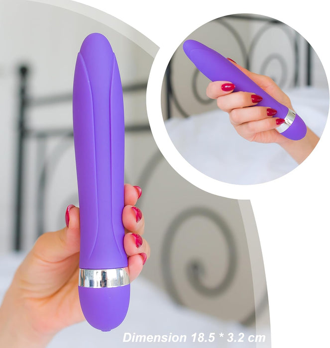 Vibrators sievietēm – kluss un spēcīgs 18,3 cm garš solo un pāriem