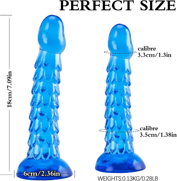 Reālistisks liels dildo ar spēcīgu piesūcekni, mīksts caurspīdīgs želejas dildo