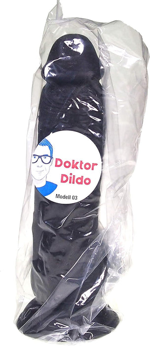 Doktor Dildo Model 03 „Der Solide“ – elastīgs dildo ar spēcīgu piesūcekni