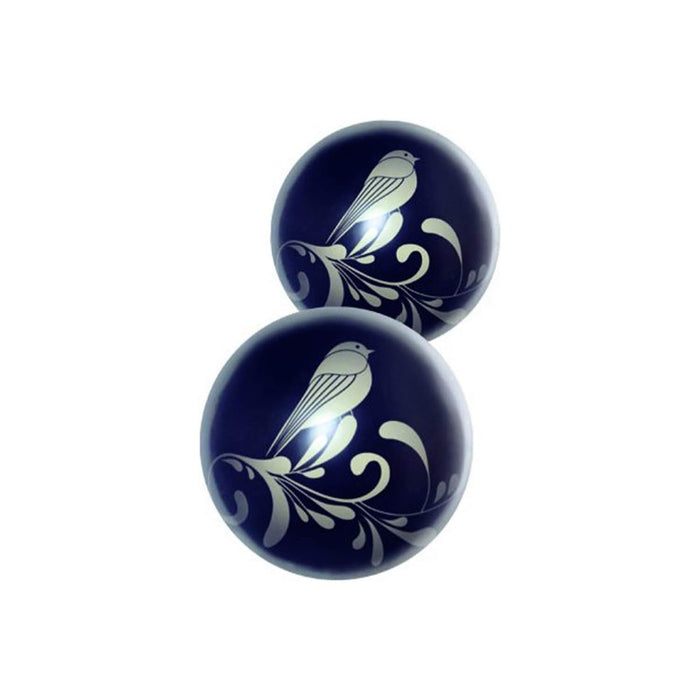 DARK SERIES Liebeskugeln Love Balls – Elegantiški melni stikla bumbiņas