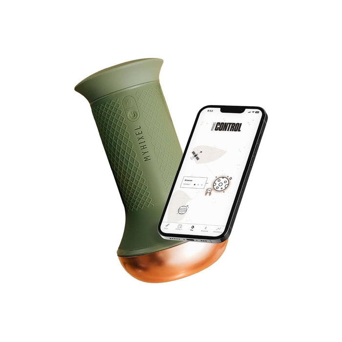 Dabisks ejakulācijas kontroles risinājums ar vibrāciju un temperatūru