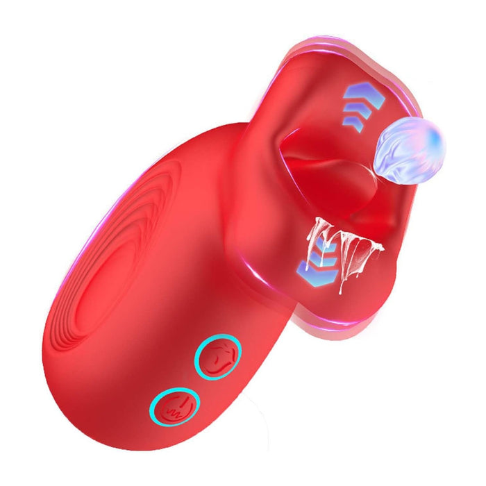 2-в-1 вибратор с сильной присоской и вибрацией – 10 режимов, эргономичный, перезаряжаемый