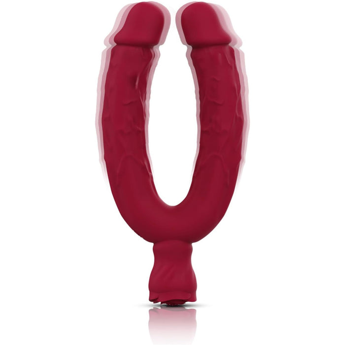 U-образный вибратор с сильной присоской, 10 режимов вибрации для женщин и пар