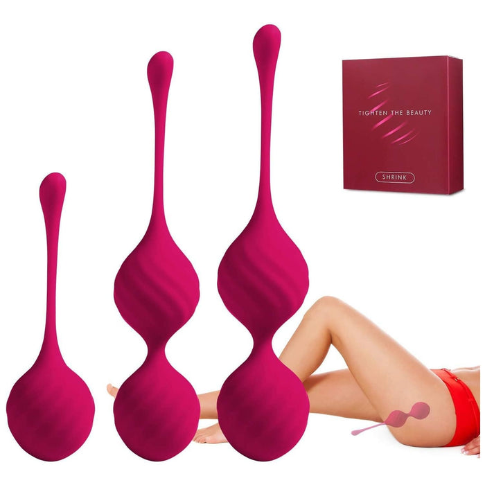 Kegla bumbiņas trenažieris sievietēm – 3 gab. silikona komplekts