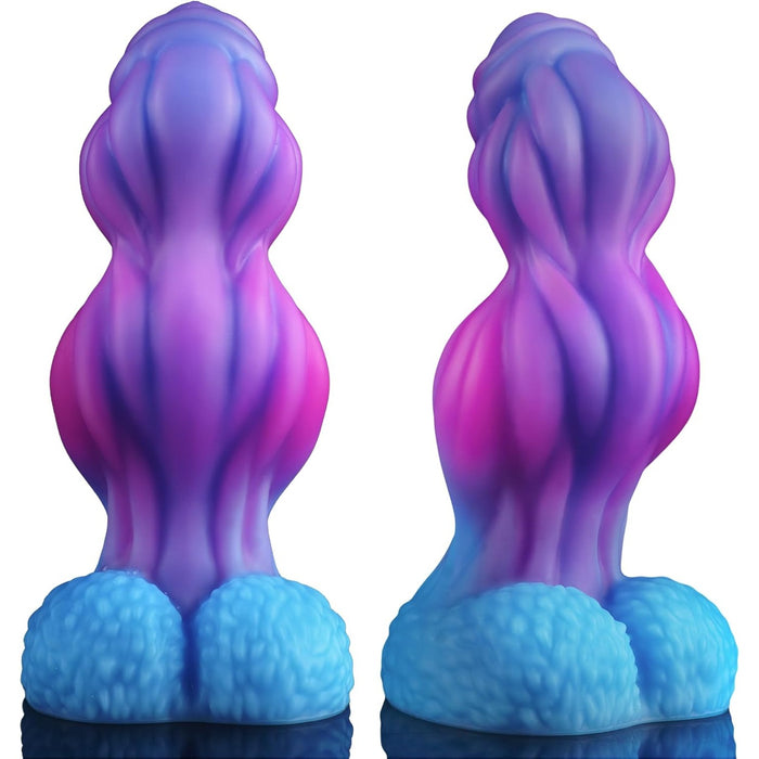 Fantasy Knot Dragon Dildo ar 7,1 cm Lielu Mezglu un Spēcīgu Piesūcekni