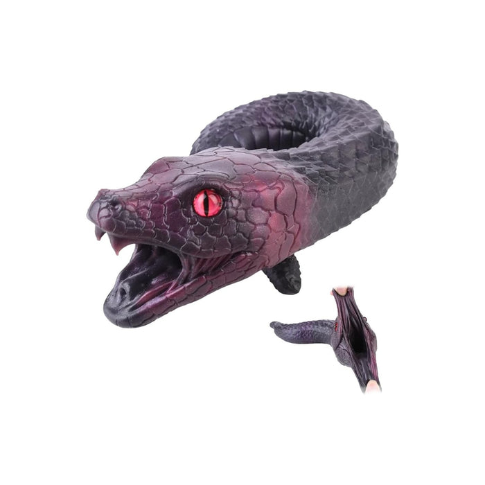 Реалистичный 3D мастурбатор в виде змеи с сильной присоской для уникальных ощущений