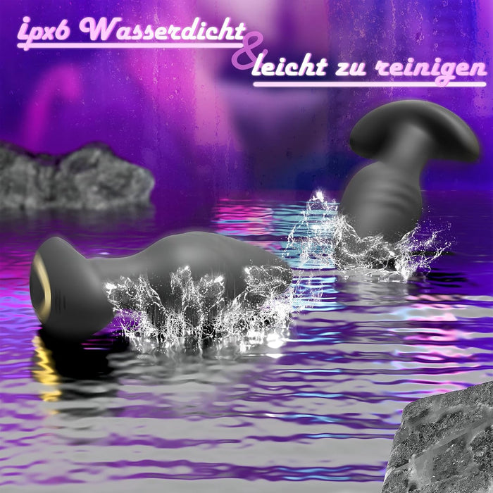 Аналовый вибратор с 9 режимами и с сильной присоской для пар и одиночек