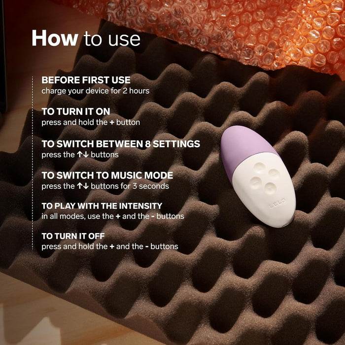 SIRI 3 Mini Vibrators Sievietēm ar SoundSense Tehnoloģiju un 8 Vibrāciju Režīmiem