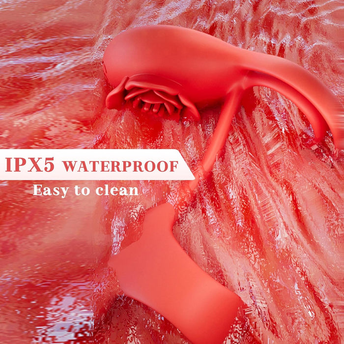 2-в-1 вибратор-кольцо на пенис для пар с 10 режимами вибрации и сильной присоской