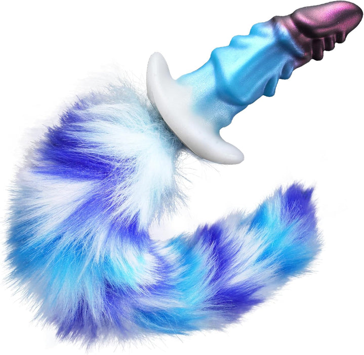 Furry Tail Silikona Anālais Buttplugs ar Maigu Asti Cosplay Spēlēm