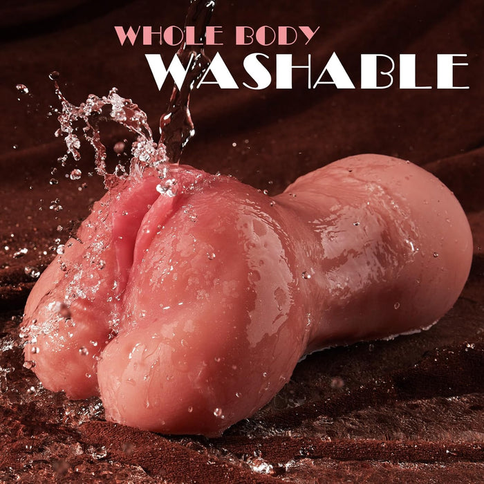 3-в-1 Карманная Мастурбатор с Реалистичными Грудями, Влагалищем и Анусом с сильной присоской