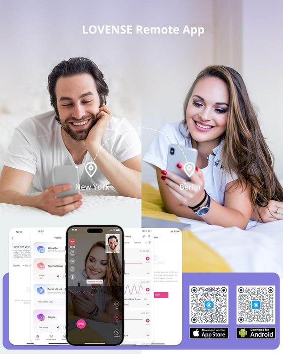 Hyphy двойной вибратор с высокочастотной вибрацией и управлением через приложение