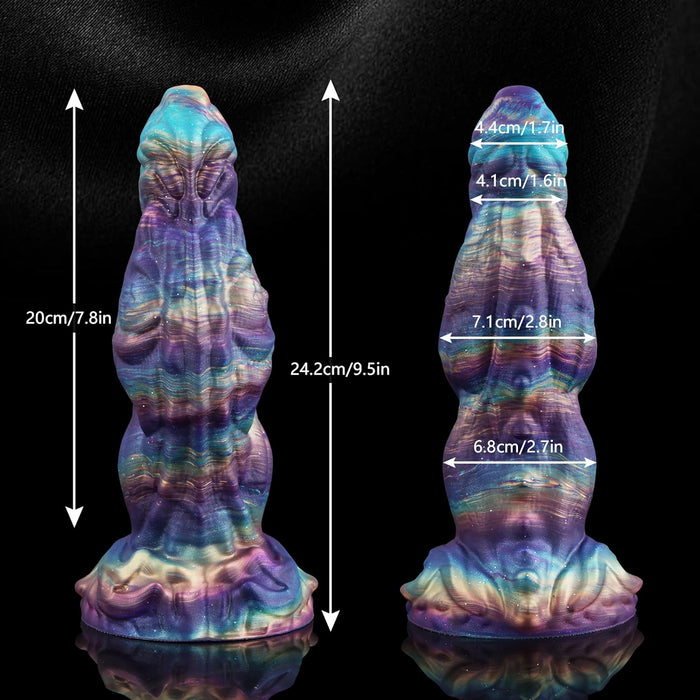 Силиконовый дилдо с сильной присоской – безопасный и универсальный