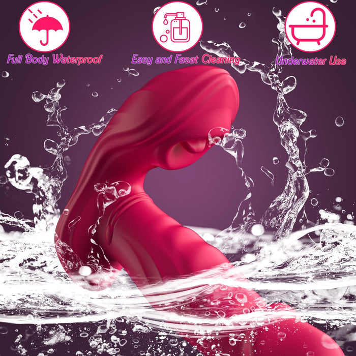 Trīsfunkciju portatīvs vibrators sievietēm ar lietotnes tālvadību