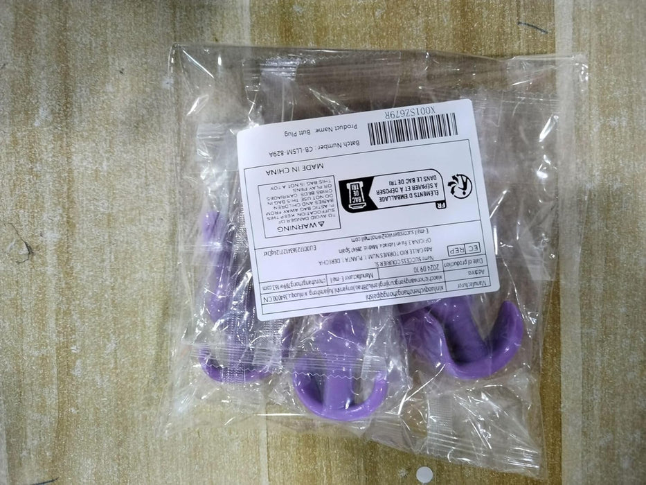 Набор из 4 силиконовых анальных пробок с сильной присоской среднего размера