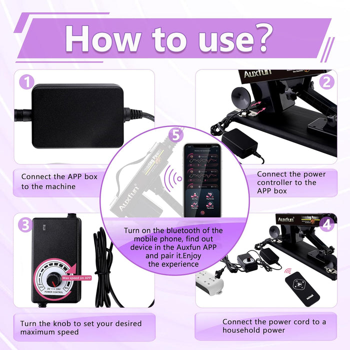 APP vadāma klusa vīriešu sekspozaudze ar 9 piederumiem