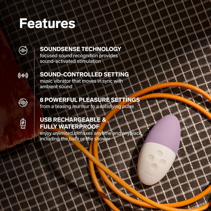 SIRI 3 Mini Vibrators Sievietēm ar SoundSense Tehnoloģiju un 8 Vibrāciju Režīmiem