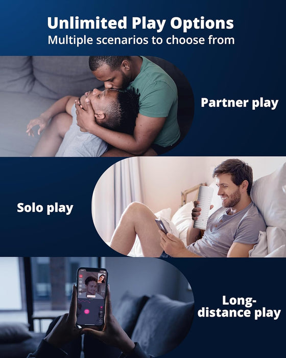Max 2 Электрический Маструбатор для Мужчин с Управлением через Приложение, с сильной присоской